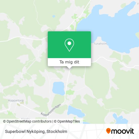 Superbowl Nyköping karta