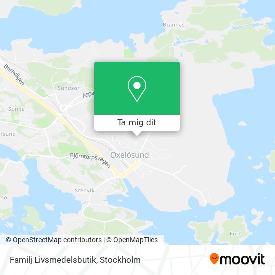 Familj Livsmedelsbutik karta