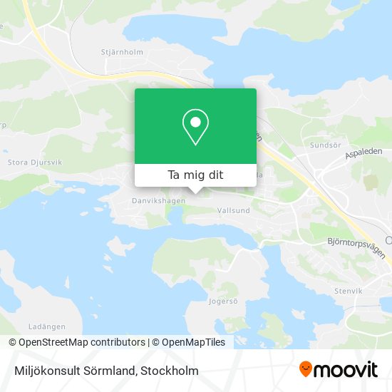 Miljökonsult Sörmland karta