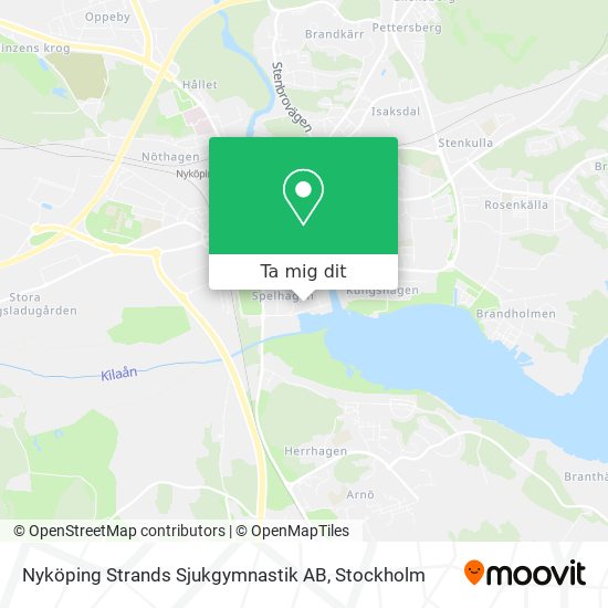 Nyköping Strands Sjukgymnastik AB karta