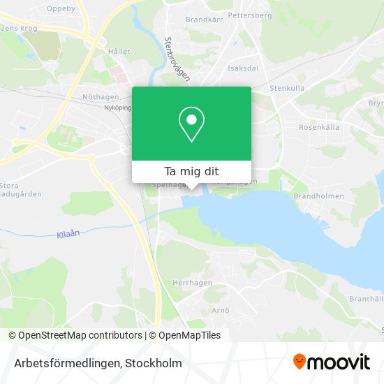 Arbetsförmedlingen karta