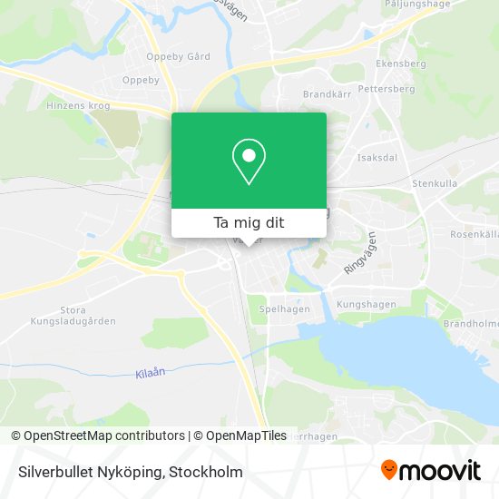 Silverbullet Nyköping karta