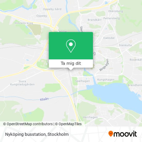 Nyköping busstation karta