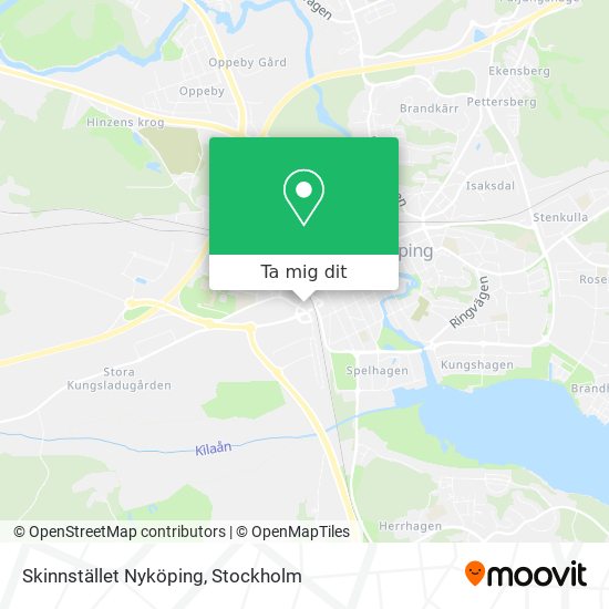 Skinnstället Nyköping karta