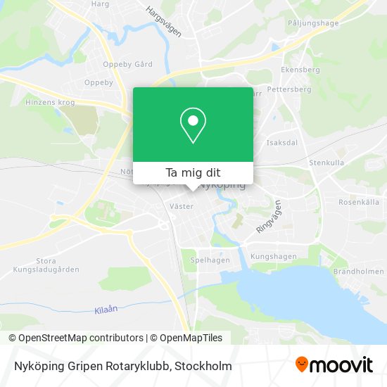 Nyköping Gripen Rotaryklubb karta