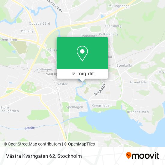 Västra Kvarngatan 62 karta