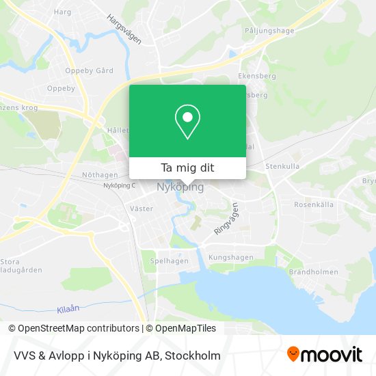 VVS & Avlopp i Nyköping AB karta