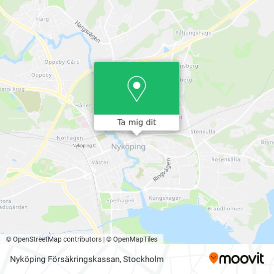 Nyköping Försäkringskassan karta