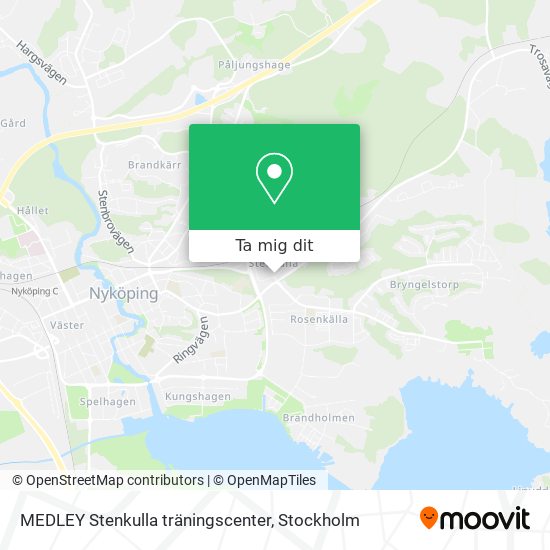 MEDLEY Stenkulla träningscenter karta