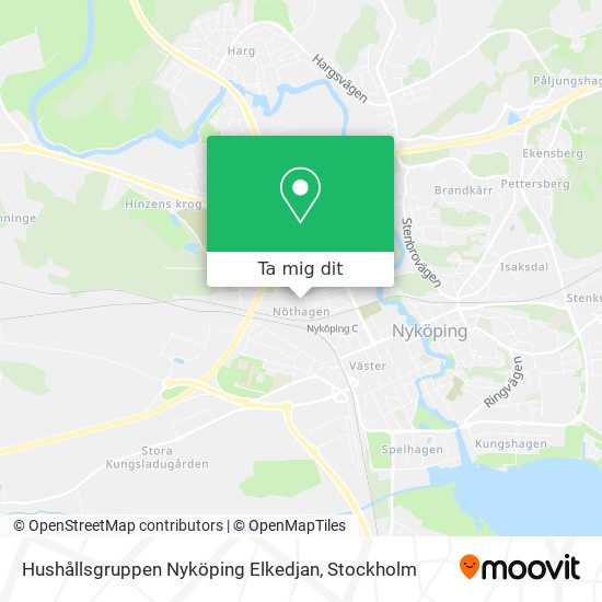 Hushållsgruppen Nyköping Elkedjan karta