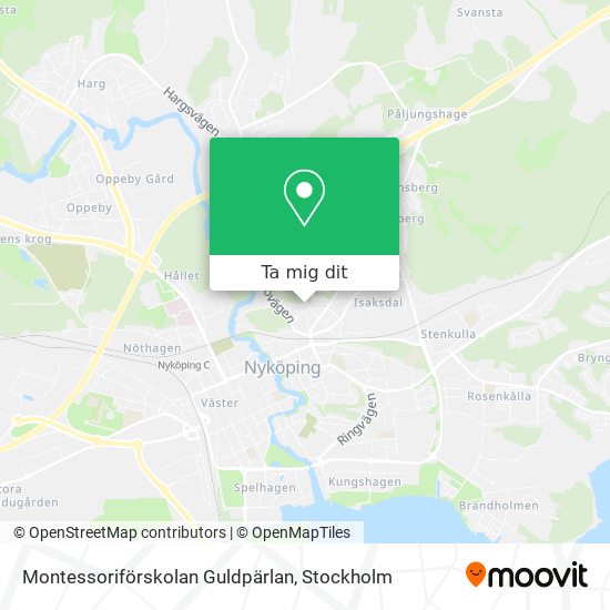 Montessoriförskolan Guldpärlan karta