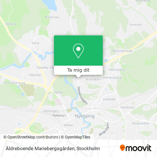 Äldreboende Mariebergsgården karta