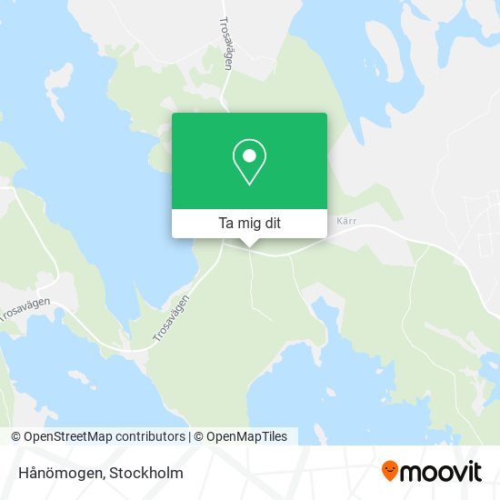 Hånömogen karta