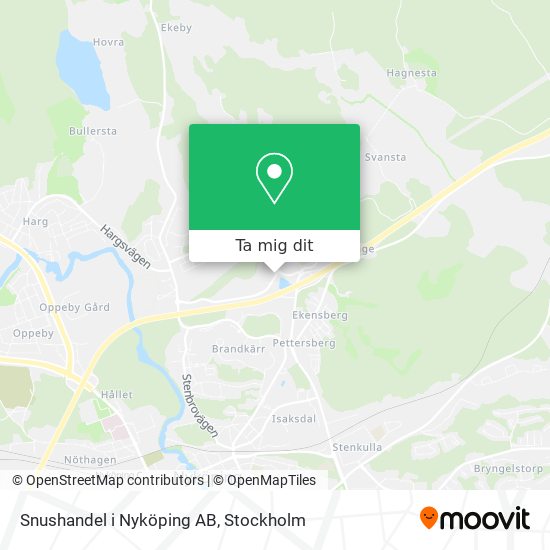 Snushandel i Nyköping AB karta