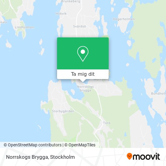 Norrskogs Brygga karta