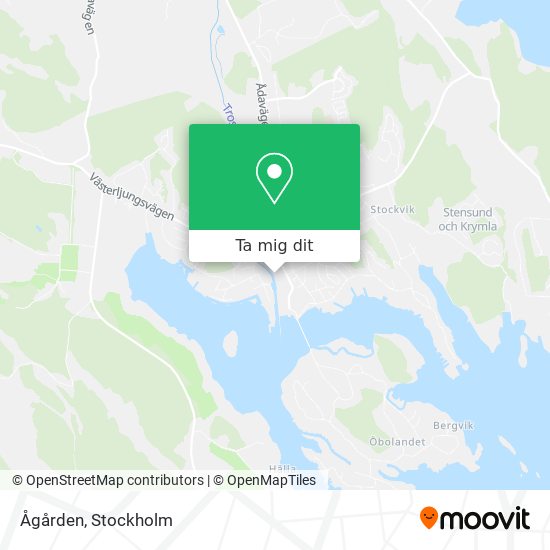 Ågården karta