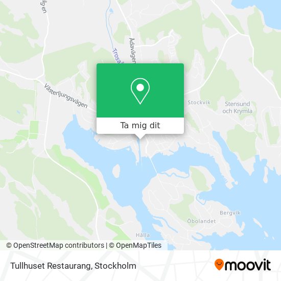 Tullhuset Restaurang karta