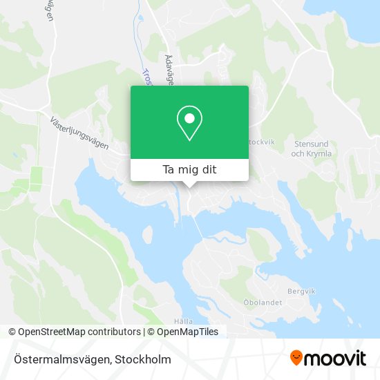 Östermalmsvägen karta