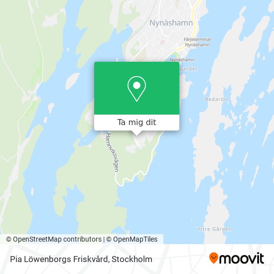 Pia Löwenborgs Friskvård karta