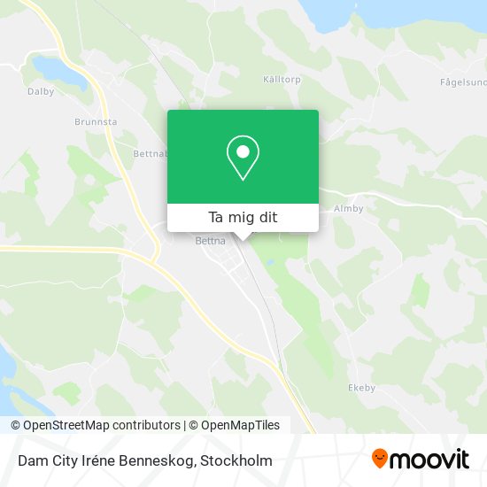 Dam City Iréne Benneskog karta