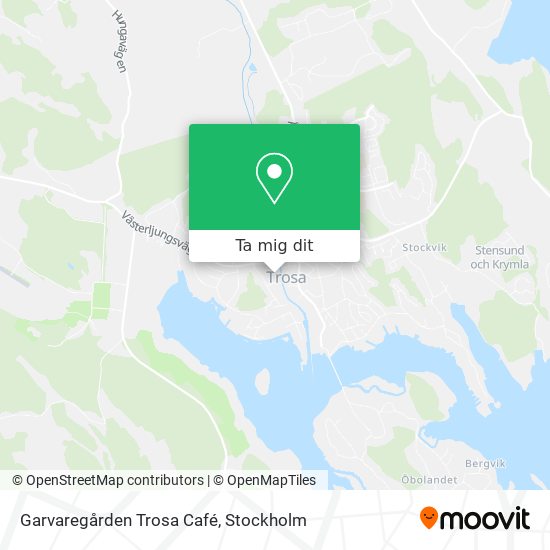 Garvaregården Trosa Café karta