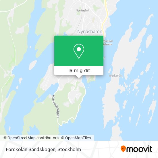 Förskolan Sandskogen karta