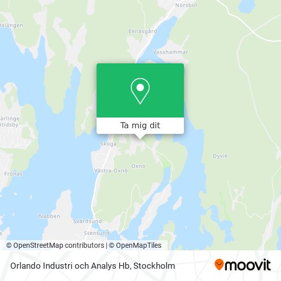 Orlando Industri och Analys Hb karta