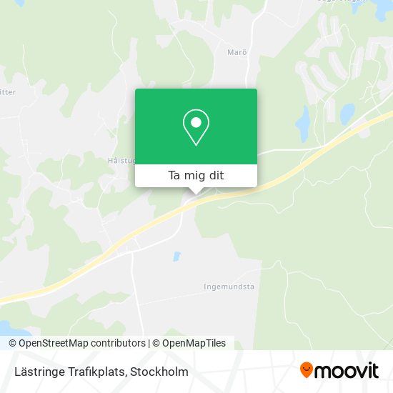 Lästringe Trafikplats karta