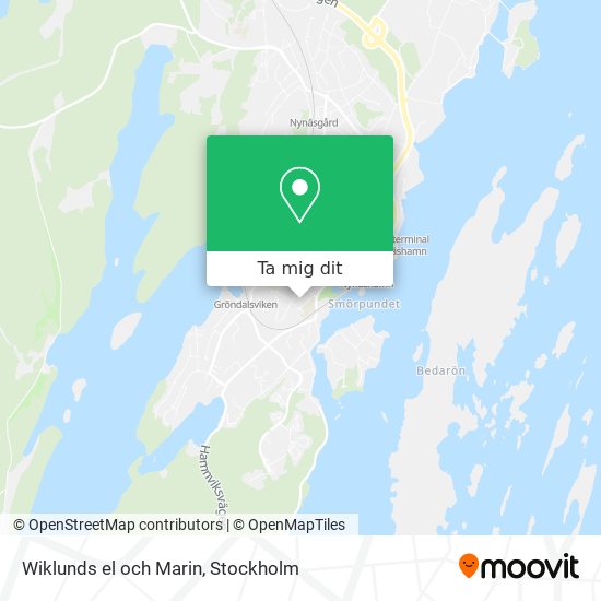 Wiklunds el och Marin karta