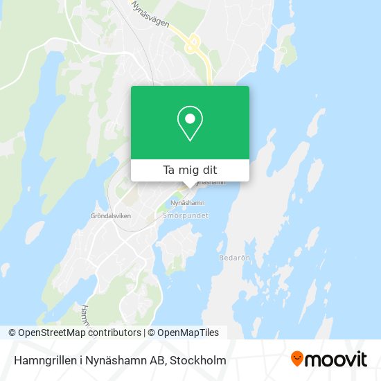 Hamngrillen i Nynäshamn AB karta