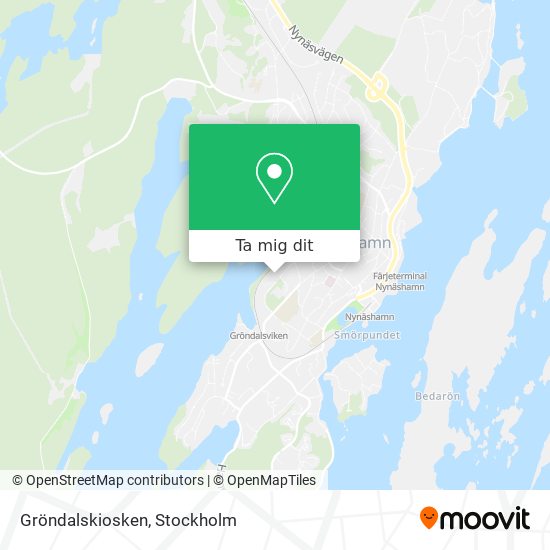 Gröndalskiosken karta