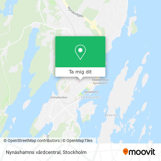 Nynäshamns vårdcentral karta