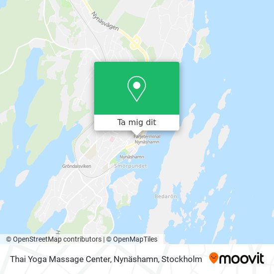 Thai Yoga Massage Center, Nynäshamn karta