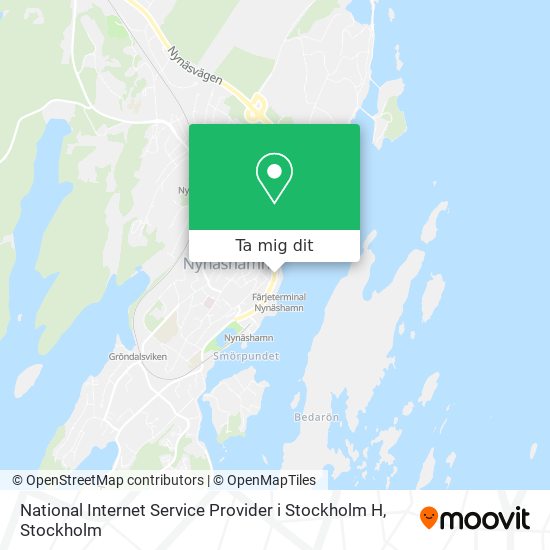 National Internet Service Provider i Stockholm H karta