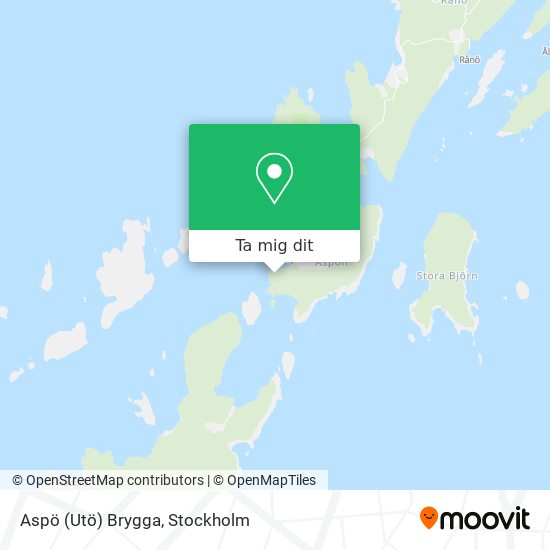 Aspö (Utö) Brygga karta