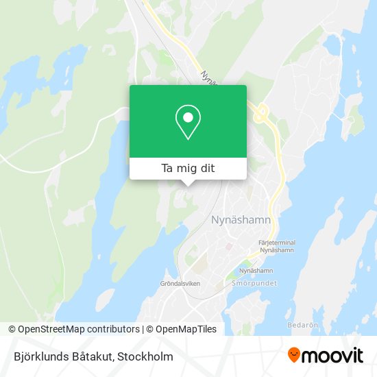 Björklunds Båtakut karta