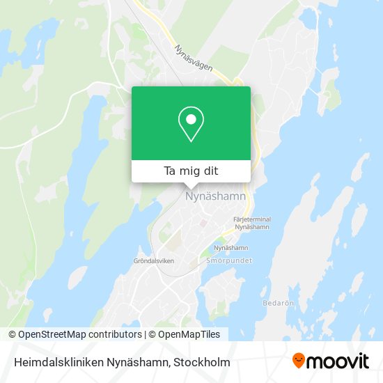 Heimdalskliniken Nynäshamn karta