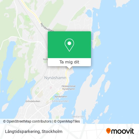 Långtidsparkering karta