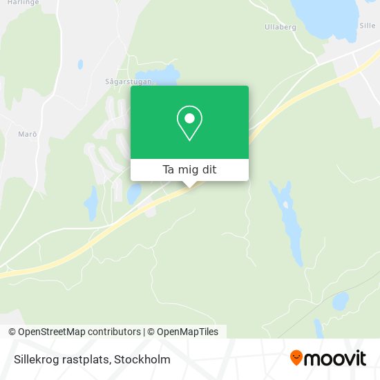 Sillekrog rastplats karta