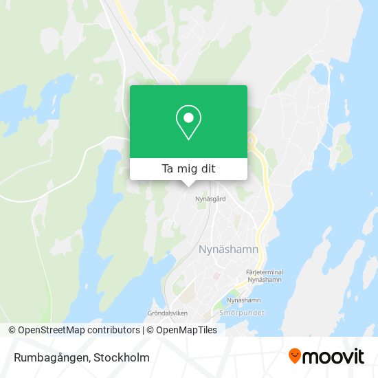 Rumbagången karta