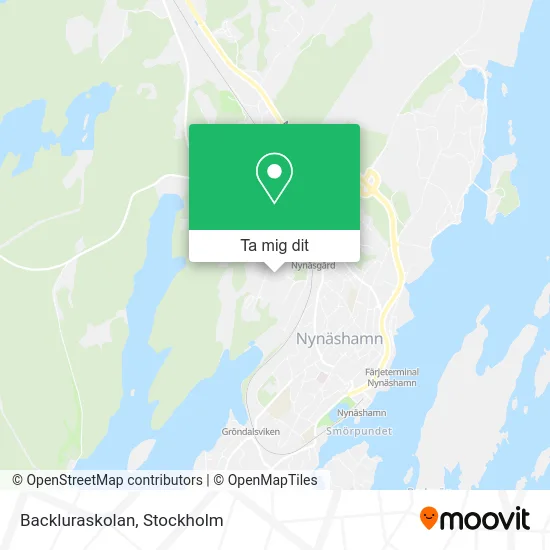 Backluraskolan karta