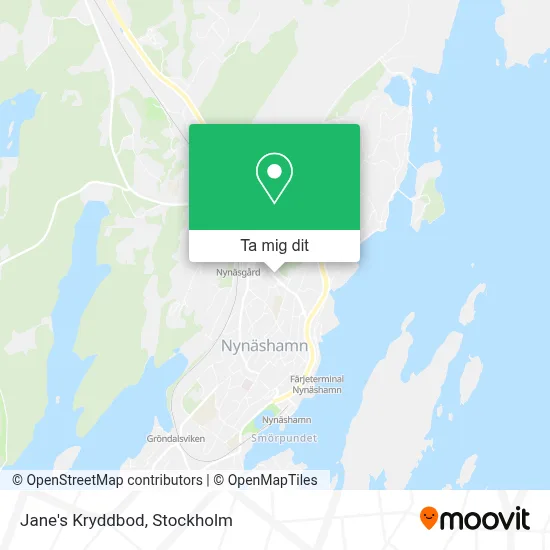 Jane's Kryddbod karta