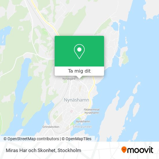 Miras Har och Skonhet karta