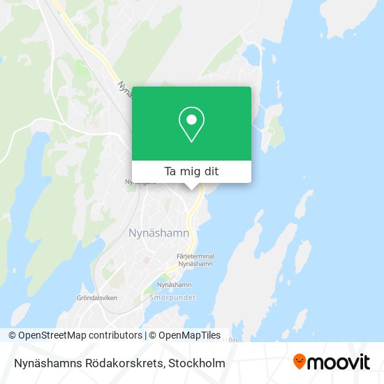 Nynäshamns Rödakorskrets karta