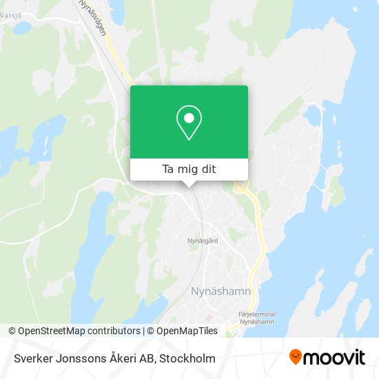 Sverker Jonssons Åkeri AB karta