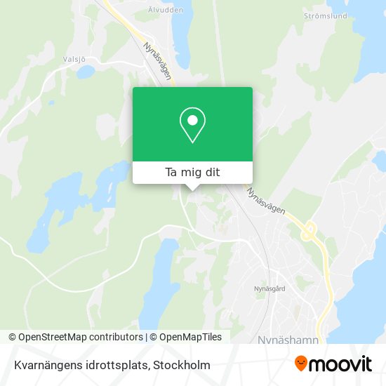 Kvarnängens idrottsplats karta