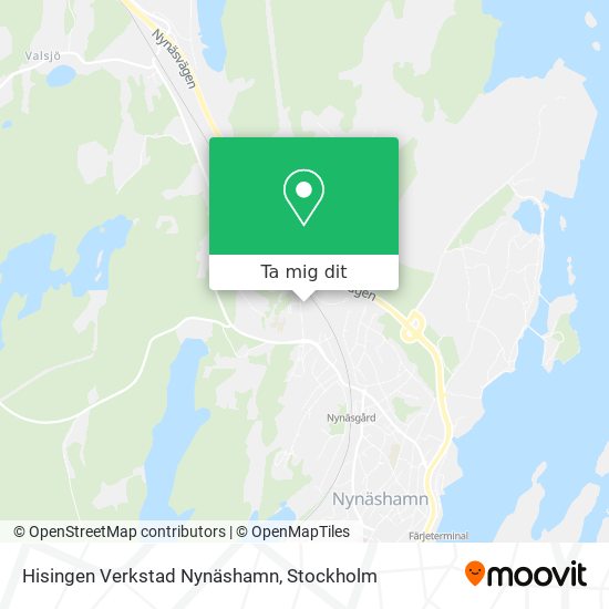 Hisingen Verkstad Nynäshamn karta