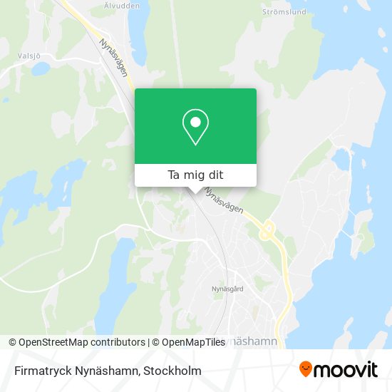 Firmatryck Nynäshamn karta