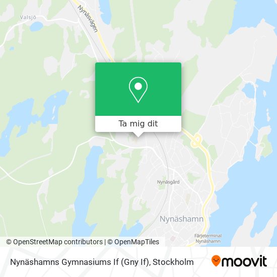 Nynäshamns Gymnasiums If (Gny If) karta