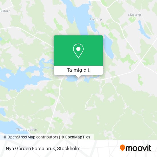 Nya Gården Forsa bruk karta
